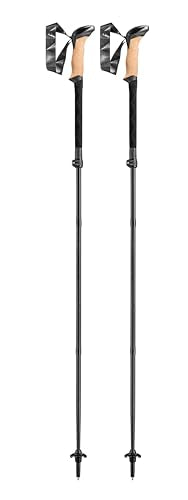 LEKI Makalu Pro FX Carbon Trekking Poles - Foldable Collapsible Lightweight Walking Poles for Hiking