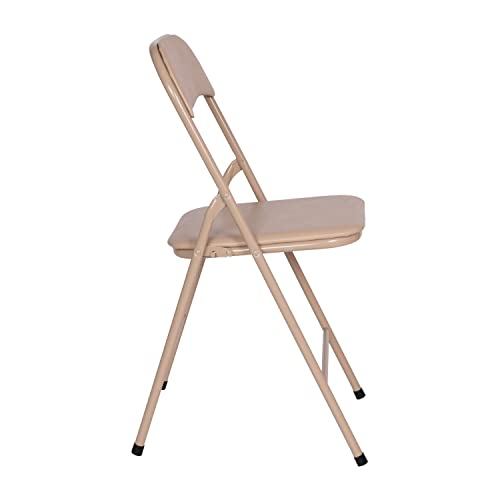 EMMA + OLIVER 5-Piece Multipurpose Folding Card Table and Chairs Set for 4 Players, Padded Top Portable Square Folding Tab...