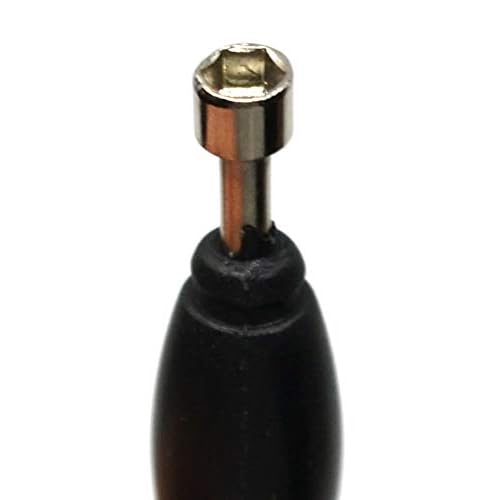 Teak Tuning Standard Fingerboard Tool, Screwdriver and Nut Driver, Black Colorway, Pack of 1