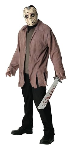 Rubies Men's Friday The 13th Jason Costume, Brown