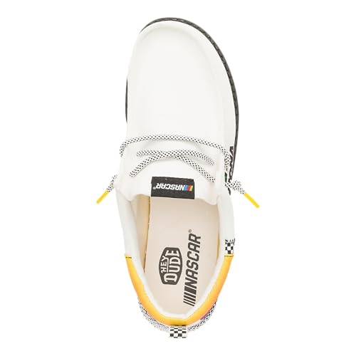 HEYDUDE X NASCAR, Men's Slip-on Loafers, Comfortable & Light-Weight