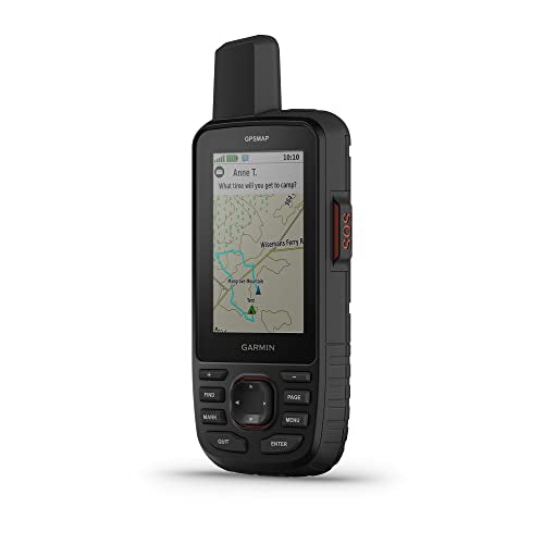 Garmin GPSMAP 67i Rugged GPS Handheld with inReach® Satellite Technology, Two-Way Messaging, Interactive SOS, Mapping (Ren...