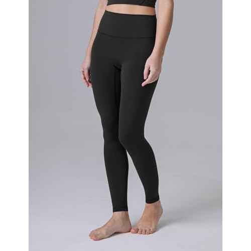 Colorfulkoala Dreamlux No Front Seam Leggings for Women 25"/28" Inseam, Seamless High Waisted Buttery Soft Yoga Pants