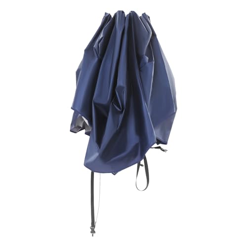 15.09x7.55ft Car Canopy Umbrella, Car Sun Shade Umbrella Cover Tent with Wind-Proof Ropes, Semi Automatic Portable Roof Te...