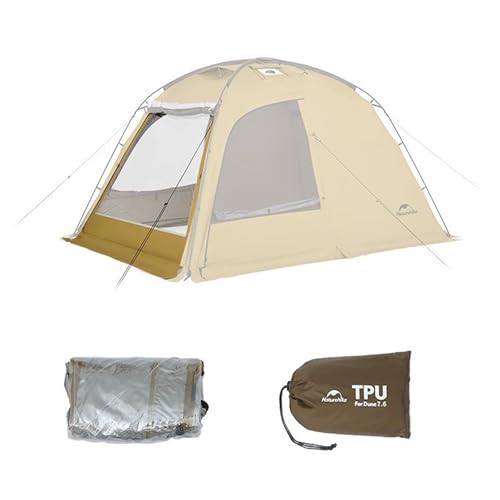 Naturehike Dune Hot Tent with Stove Jack, 117 sq ft 4 Seasons Camping Tent, 2-4 Person Waterproof Large Tent for Family, C...