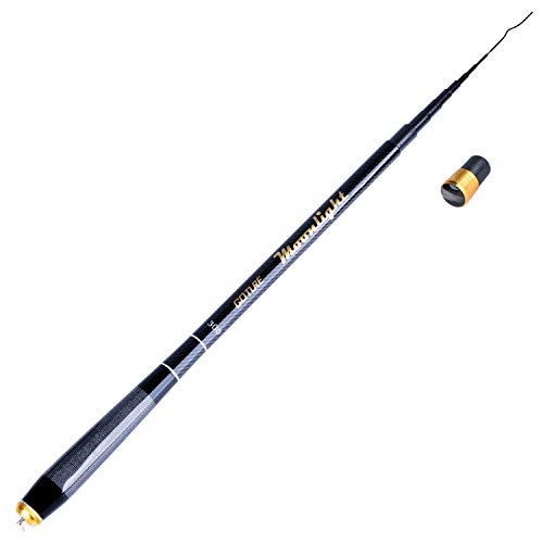 Goture Telescopic Tenkara Fishing Rod Collapsible Crappie Rods 1 Piece Portable Hand Fishing Poles Carbon Fiber Stream Ult...