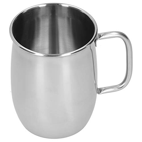 Yosoo 1000ml Stainless Steel Wine Bar Beer Mug,Water Cup with Handle, Portable Coffee Cup Drinkware,Large Capacity Beer Ba...