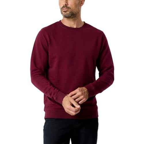 INTO THE AM Premium Crewneck Sweatshirts For Men S - 4XL Lightweight Casual Fitted Sweater