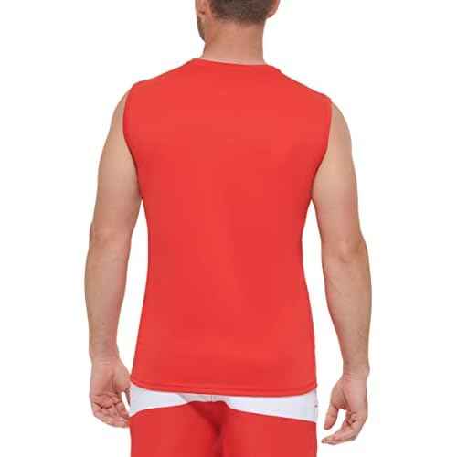 Calvin Klein Men's Standard UPF 40+ Sleeveless Quick Dry Swim Shirt