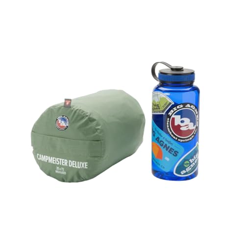 Big Agnes Campmeister Deluxe - Insulated Sleeping Pad, Ultralight Inflatable Mat For Camping, All Season Compact Backpacki...