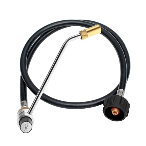 BMMXBI 5430 Grill Stove Regulator with 5 FT Propane Adapter Hose Replacement for Coleman Propane Stove, Compatible with Co...