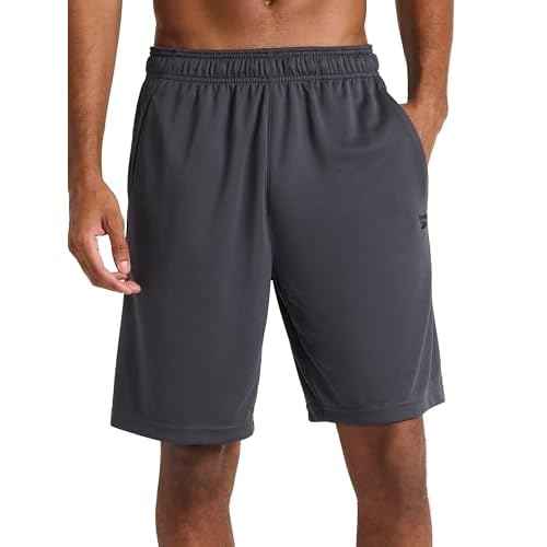 Reebok Men's Point Guard 9¡± Short, Standard Fit, Lightweight Breathable Mesh Fabric