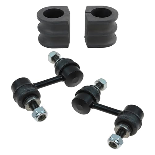 TRQ Front Suspension Kit Sway Bar Bushing Set Sway Bar Stabilizer Link Compatible with 2004-2015 Nissan TITAN