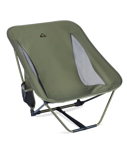 iClimb 1 Ultralight 3 Season Tent and 1 Low Folding Chair, Ultralight Compact for Adults Outdoor Camping Backpacking Hiking
