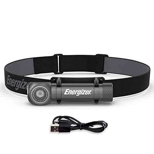 Energizer LED Headlamp Rechargeable X1000, Ultra Bright IPX4 Water Resistant Head Light, 1000 Lumen Turbo Mode, Headlamp for Outdoors, Power Outage Emergency, (USB Cable Included)