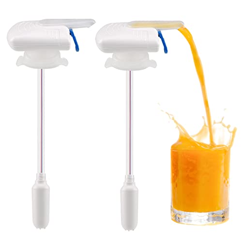 2Pack Automatic Drink Dispenser, Milk Dispenser for Fridge Gallon, Milk Gallon Dispenser, Can Prevent Milk Juice Beer Spil...