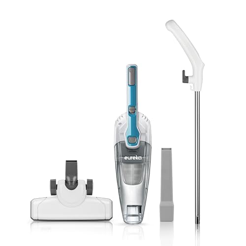 Eureka Corded Stick Vacuum Cleaner for Home Pet Hair, Lightweight Stick Vacuum Cleaner with Powerful Suction for Carpet Ti...