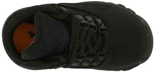 Timberland Youth Euro Hiker Boots, Black Nubuck, 13.5 Medium