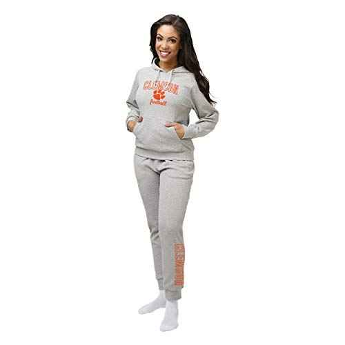 FOCO Women's Team Logo Soft Gray Woven Fashion Jogger Pants