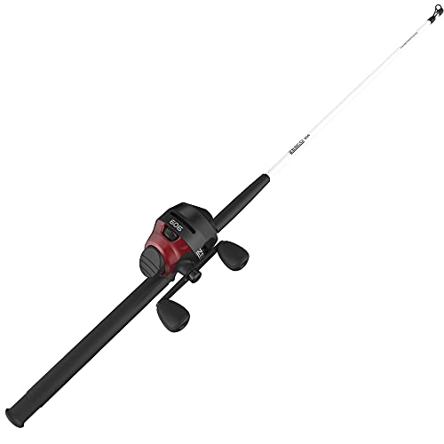 Zebco 33 Spincast and 606 Spincast Fishing Rod and Reel Combos with 6-Foot 2-Piece and 6-Foot 6-Inch 2-Piece Fiberglass Rods
