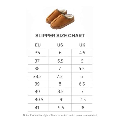 Slippers for Women, Fuzzy Warm House Shoes, Comfy Winter Slippers Indoor and Outdoor