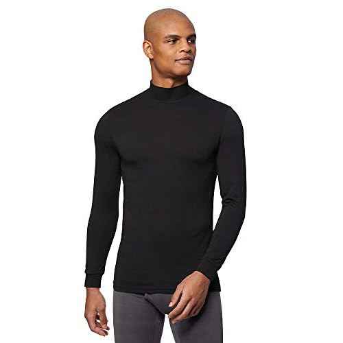 32 Degrees Heat Mens Performance Thermal Lightweight Baselayer Mock Top Long Sleeve Top