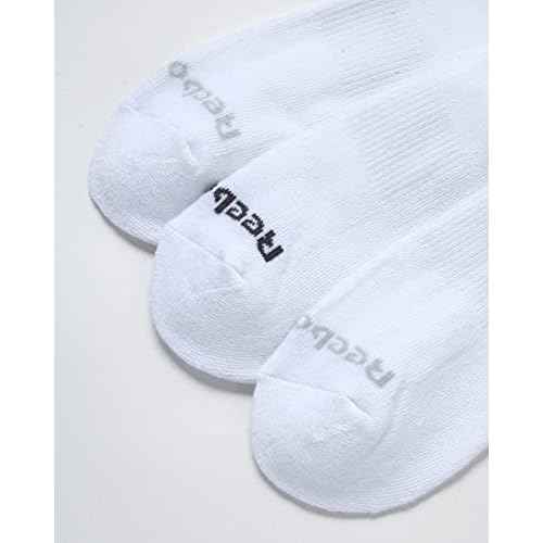 Reebok Men's Crew Socks - 10 Pack Stretch Performance Cushioned Crew Socks - Arch Support Athletic Socks for Men (6-12.5)