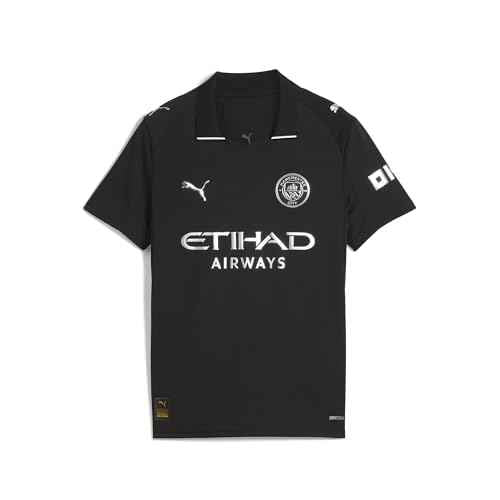 Manchester City FC Kids 2025/26 Away Soccer Jersey - Black