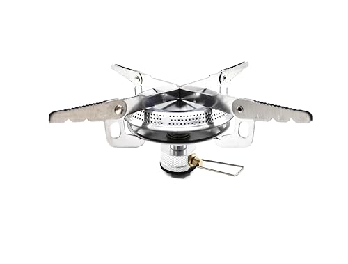 Catermos Portable Camping Stove, Burner, with Butane Gas Adapter, For Camping, Backpacking, Outdoor Cooking, Outdoor Fisin...