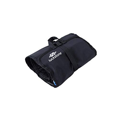 Mollytek Rock Climbing Gear Storage Bag Foldable Waterproof Roll Up D-Ring Climbing Quickdraw Hanging Tool Equipment Gear ...