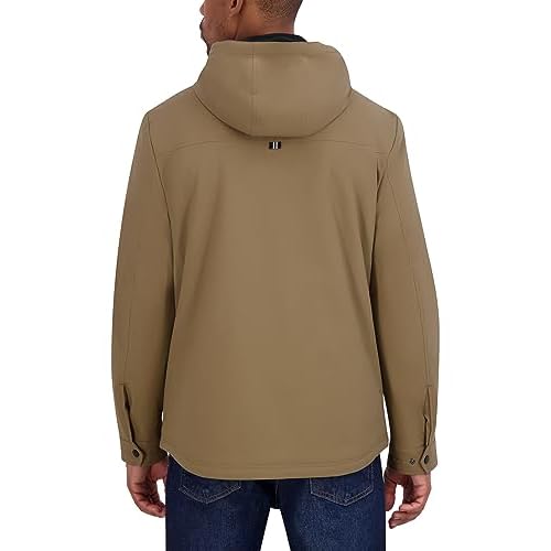 Nautica Men's Transitional Sherpa Lined Hooded Jacket
