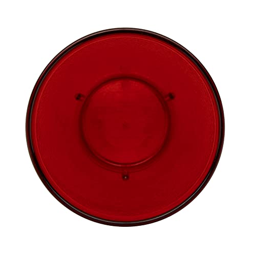 G.E.T. 6616-1-R-EC Heavy-Duty Plastic Restaurant Tumblers, 16 Ounce, Red (Set of 4)