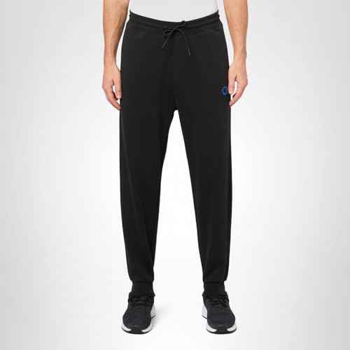 HUGO Smiley Logo Cotton Sweatpants, Black Crow, XL