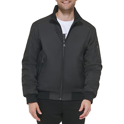 Calvin Klein Mens Winter Coats - Sherpa-lined Hooded Soft Shell Jacket