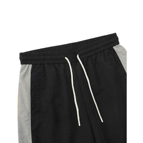Aelfric Eden Striped Track Pants Men Parachute Pants Women Baggy Sweatpants Y2k Wide Leg Cargo Pants with Drawstring