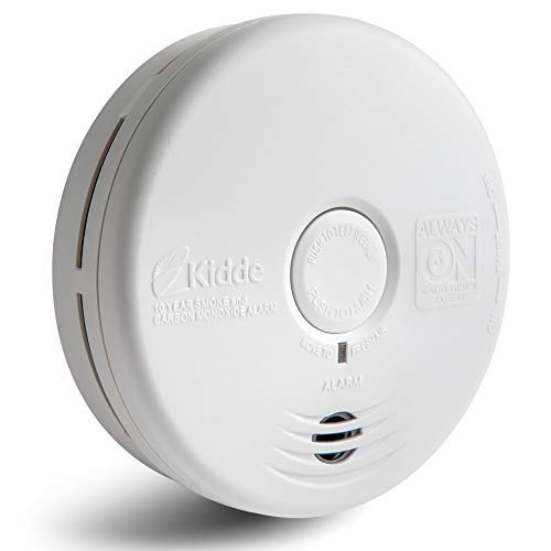 Kidde Kitchen Smoke Detector & Carbon Monoxide Detector Combo with Long-Life Lithium Battery & Carbon Monoxide Detector, AC Plug-in with Battery Backup, CO Alarm with Replacement Alert