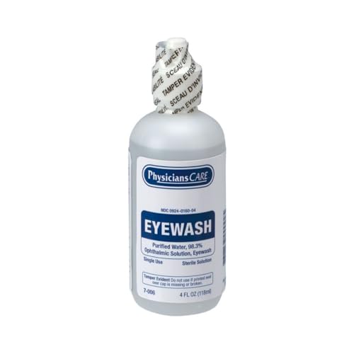 First Aid Only SmartCompliance Refill Eye Wash Solution, Sterile Isotonic Buffered Solution for Flushing & Irrigating Eye...