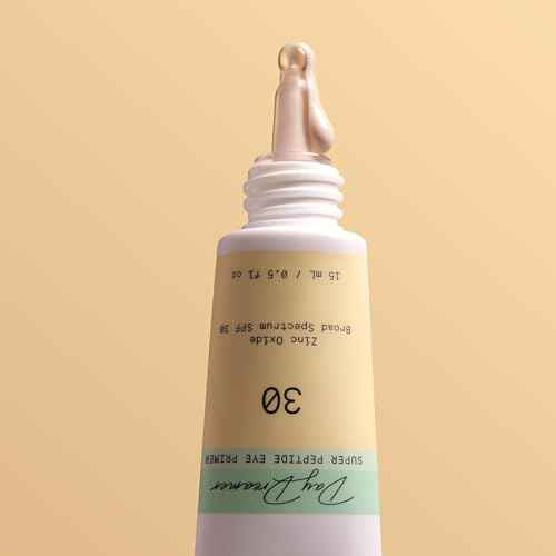 Solara Suncare - Day Dreamer Super Peptide Eye Primer, SPF 30 | Vegan, Cruelty Free | Safe For Sensitive Skin (0.5 fl oz | 15 ml)
