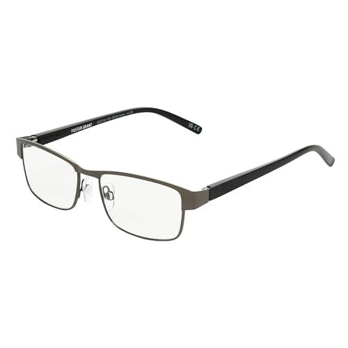 Foster Grant Men's Leo Square Reading Glasses
