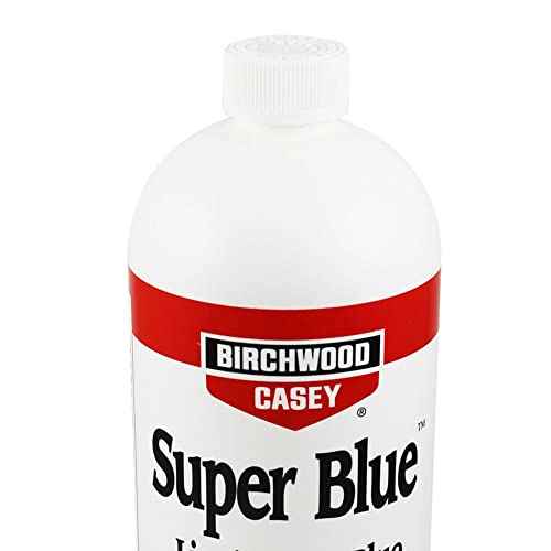Birchwood Casey Super Blue Liquid Gun Blue - Double Strength for Rifles, Pistols, Revolvers, Shotguns and Other Firearms
