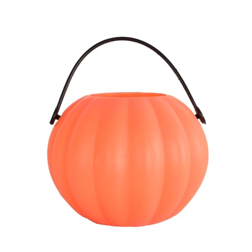 Beistle 12 Piece 3" x 2.75" Plastic Miniature Jack-O-Lantern Buckets, Pumpkin Decorations for Halloween Party Supplies