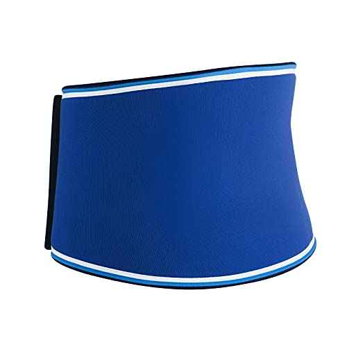 Rehband Rx Original Back Support, Back Compression 7mm Neoprene, Strong Support and high Stability for Lower Back, Weightlifting Fitness Support, Colour:Blue, Size:XX-Large