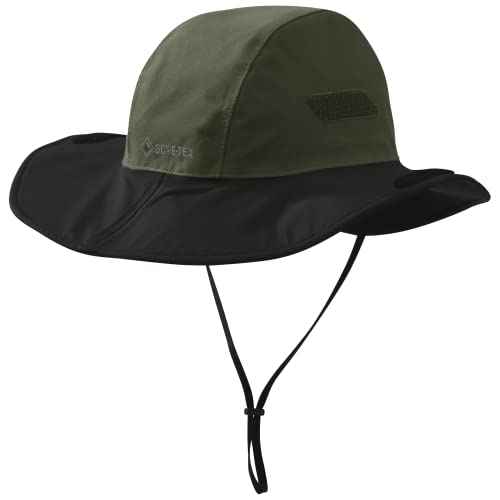 Outdoor Research Unisex Seattle Rain Hat, Fatigue/Black, M