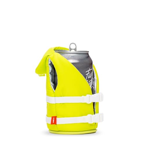 Puffin - The Buoy Life Jacket Bundle Keylime Pie & Apricot - Insulated 12 oz Can Cooler I Beer Bottle & Soda Can Insulato...