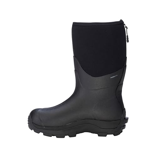 Dryshod Arctic Storm Winter Boot | Mid-Calf Height |Black/Grey | Waterproof | Extreme Cold |ARS-MM-BK