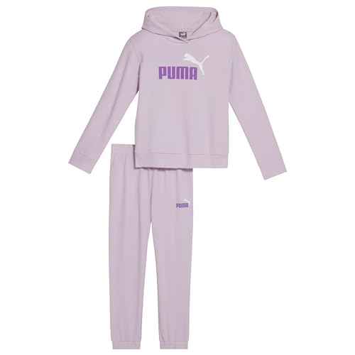 PUMA girls 2 Piece Fleece Set, Pullover Or Zip Up Sweatershirt With Matching Pant