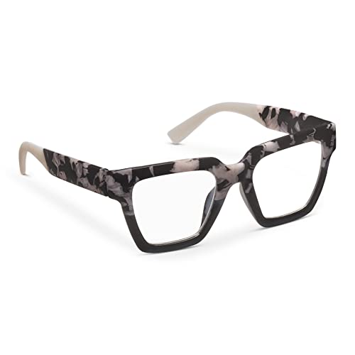 Oprah's Favorite Things Take a Bow Oversized Square Blue Light Blocking Reading Glasses