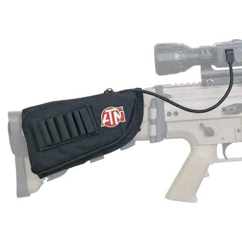 ATN Power Weapon Kit 20,000mAh Battery Pack w/USB Connector, provides up to 22 hrs of continuous use Black