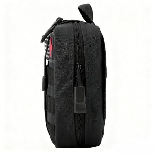 Tactical MOLLE Med Pouch - Waterproof Outdoor First Aid Kit, Molle System Combat EMT Pouch for Emergency Survival Gear, Ca...