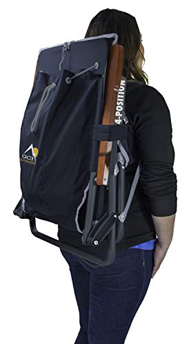 GCI Outdoor Wilderness Reclining Portable Backpack Chair